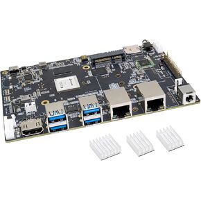 Banana Pi BPI-F3 8-Core RISC-V K1 Chip SBC, 2.0TOPS AI Performance CPU Single Board Computer, with 2X GbE Ethernet for AI Edge Computing, NAS Network Storage and Laptop Alternatives (4+16GB Bundle2)