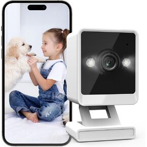 4G LTE Solar Cellular Security Camera, No WiFi Outdoor Security Camera, 8W Solar Panel, 360° Live View, Built-in SIM Card, PIR Motion Sensor, 2K Night Vision, 2-Way Audio, Pan and Tilt Outdoor Camera