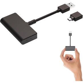 Mini Wireless CarPlay Adapter,Plug & Play Fast Convert Wired to Wireless CarPlay,Compatible with i-Phone 6+ and 2015+ Cars