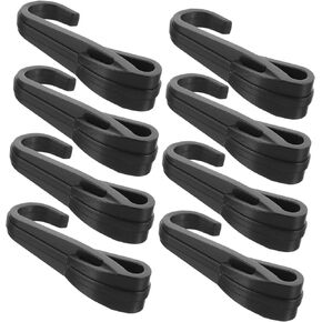 12 Pcs Hard Hat Headlamp Clips Lightweight Quick Release Buckle Kit for Easy Attachment to Helmets Stable Headlight Hooks for Secure Work Lighting