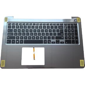 LTPRPTS Replacement for Dell 15 5565 5567 Laptop Upper Case Palmrest Backlit Keyboard Assembly Part PT1NY 0PT1NY Top Cover