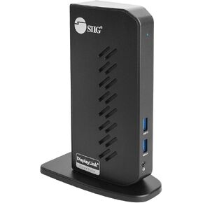 SIIG USB 3.0 Dual Monitor Docking Station - Up to 1080p, 2X HDMI Ports, 2X USB 3.0 Ports, 4X USB 2.0, Gigabit Ethernet, 3.5mm Headset, Compatible with Windows & Mac M1/M2/M3 Pro&Max (JU-DK0L11-S1)