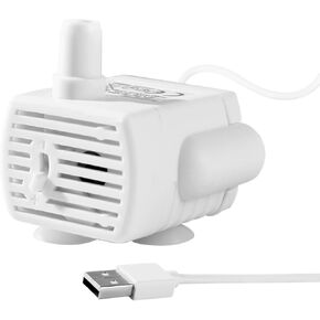 Cat Water Fountain Replacement Pump,Ultra Quiet Dog Water Dispenser Pump, for 67oz/2L Cat Fountain Stainless Steel Automatic Pet Fountain