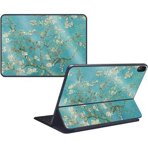 MightySkins Glossy Glitter Skin for Apple iPad Pro Smart Keyboard 11" (2018) - Almond Blossom | Protective, Durable High-Gloss Glitter Finish | Easy to Apply Change Styles | Made in The USA