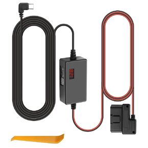 MEIRIYFA OBD OBD2 Power Cable for Dash Camera, OBD2 to USB Type C Charger Cable with 24 Hours Surveillance OBDII Step Down Hardwire Kit 12V 30V to 5V 3A with Adjustable Low Voltage Protection (3.1M)