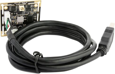 ELP 180degree Fisheye Raspberry Pi 1080P H.264 Microphone PC Web USB Security Camera for Laptop Wide Angle Mini UVC USB2.0 Video Audio Webcam Board 2MP CMOS AR0330 Lightburn Laser Camera for Computer in Saudi Arabia
