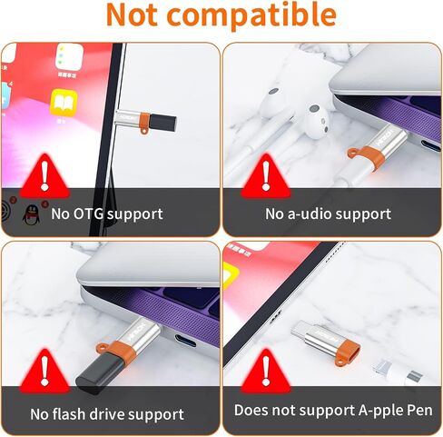 8-Pin to USB C Adapter 2 Pack,27W PD Fast Charging Data Transfer in Kuwait