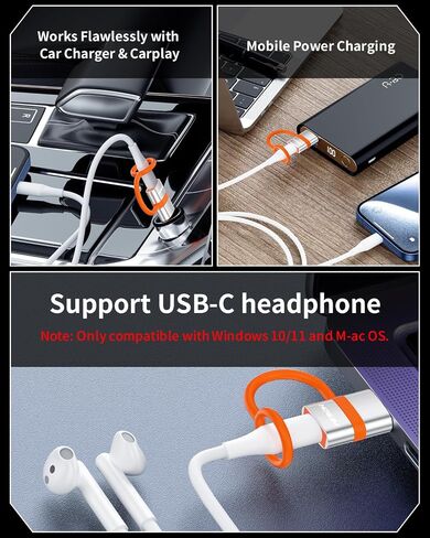 محول USB إلى USB C 2 حزمة، محول HOWJIM USB C أنثى إلى USB 3.0 ذكر بسرعة 5 جيجابت في الثانية، محول شحن سريع من النوع C لأجهزة M-acBook، وi-Phone 15 16، وi-Pad، وA-pple Watch، وA-irpods، وG -alaxy، حلقة مكافحة فقدان البرتقال in Kuwait