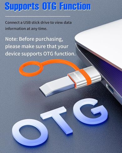 محول USB إلى USB C 2 حزمة، محول HOWJIM USB C أنثى إلى USB 3.0 ذكر بسرعة 5 جيجابت في الثانية، محول شحن سريع من النوع C لأجهزة M-acBook، وi-Phone 15 16، وi-Pad، وA-pple Watch، وA-irpods، وG -alaxy، حلقة مكافحة فقدان البرتقال in Kuwait