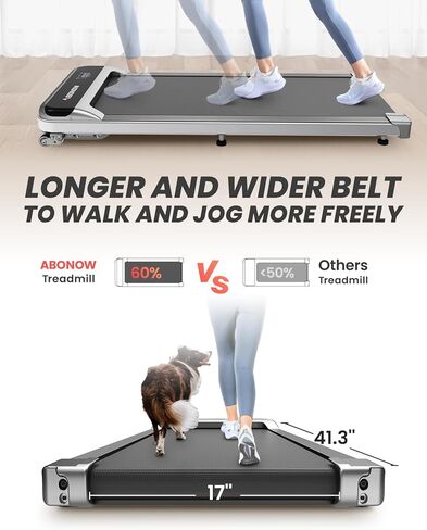2 in 1 Walking Pad, Under Desk Treadmill with Incline for Home Office, 3.0HP Folding Treadmill with 300 Lbs Weight Capacity, Speaker, Remote Control and LED Display in Saudi Arabia