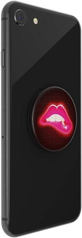 PopSockets: PopGrip Expanding Stand and Grip with a Swappable Top for Phones & Tablets - Neon Lips in Saudi Arabia