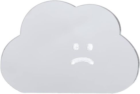 ONLYOU GRIPTOK Phone Grip Korean Grip Tok Simple Cloud Facial Expression Design Mirror Cute Phone Stand Drop Prevention Custom Pair Women's (2) in Saudi Arabia