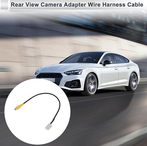 Front Rear View Camera Adapter Wire Harness Cable for Toyota Stabilise Backup Camera Wiring Harness Plastic,Metal 1Pcs in Kuwait