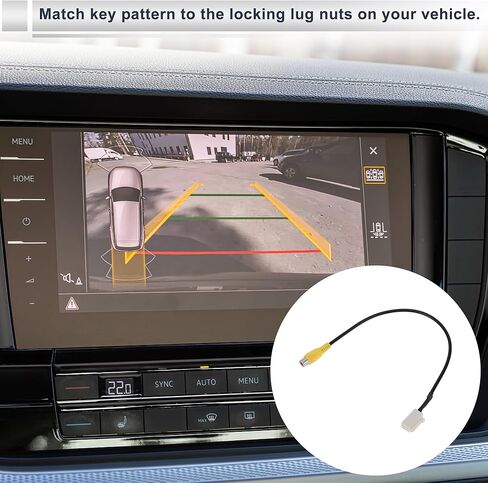 Front Rear View Camera Adapter Wire Harness Cable for Toyota Stabilise Backup Camera Wiring Harness Plastic,Metal 1Pcs in Kuwait