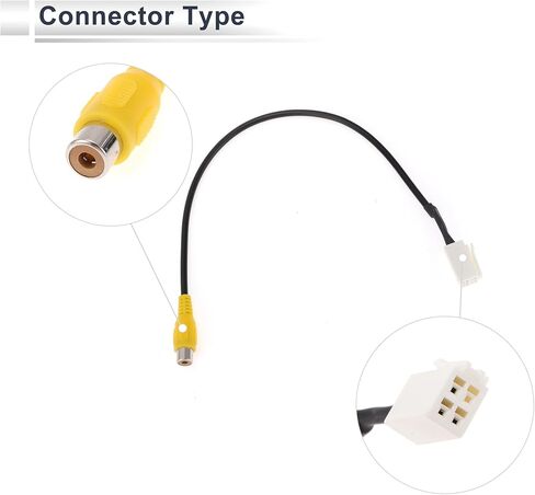 Front Rear View Camera Adapter Wire Harness Cable for Toyota Stabilise Backup Camera Wiring Harness Plastic,Metal 1Pcs in Kuwait