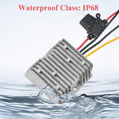 DC 12V to 24V 3A 240W Boost Power Converter DC to DC Waterproof Boost Transformer Power Supply Voltage Regulator Power Converter for CNC Equipment Switches Photovoltaic Panels and More in Saudi Arabia
