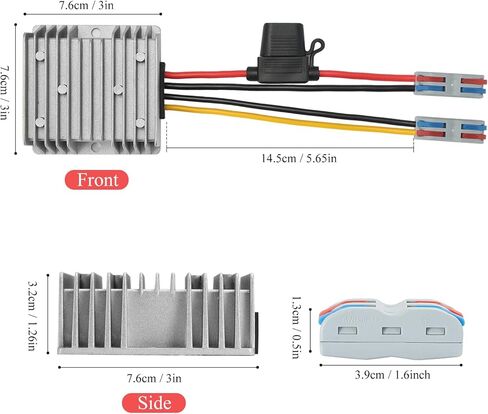 DC 12V to 24V 3A 240W Boost Power Converter DC to DC Waterproof Boost Transformer Power Supply Voltage Regulator Power Converter for CNC Equipment Switches Photovoltaic Panels and More in Saudi Arabia