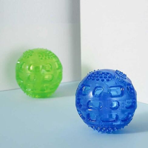 WEEN Dog Toy Ball Interactive Dog Toy Ball, Funny Giggle Sounds Wobble Wag Dog Ball Squeaky Pet Toy for Training Clean Grind Teeth Indoor Outdoor Gifts (Blue) in Saudi Arabia