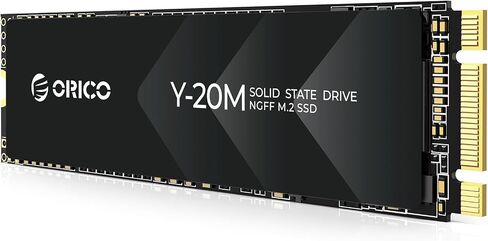 ORICO M.2 2280 SATA SSD, 256GB Internal M.2 SSD with B+M Key for Desktop/Laptop, SATA III 6Gbps NGFF Solid State Drive Low Power Consumption with 3-Year After Sale Service - Y20M in Kuwait