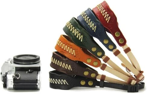 Camera Wrist Strap,Vintage Leather Camera Hand Strap for DSLR SLR Mirrorless,Camera Strap Leather Hand Wrist Grip in Saudi Arabia