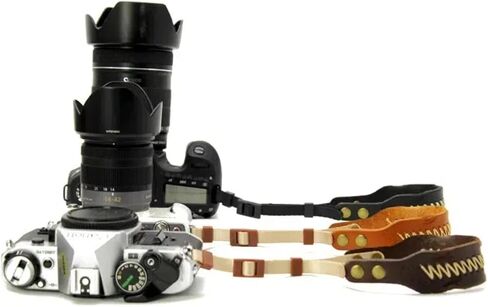 Camera Wrist Strap,Vintage Leather Camera Hand Strap for DSLR SLR Mirrorless,Camera Strap Leather Hand Wrist Grip in Saudi Arabia