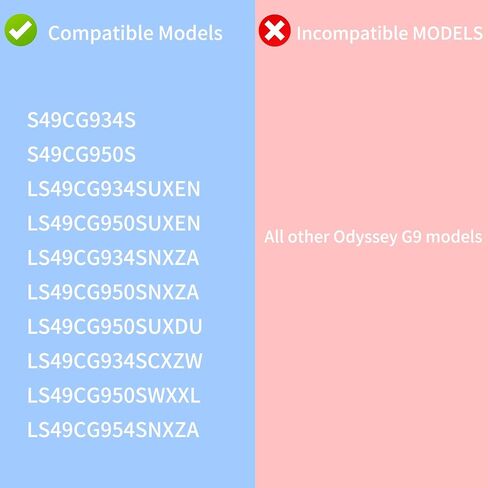 ذراع الشاشة/محول حامل VESA متوافق مع Samsung OLED Odyssey G9 49 بوصة LS49CG954SNXZA S49CG934S S49CG950S LS49CG934SUXEN LS49CG950SNXZA LS49CG950SUXDU LS49CG934SCXZW LS49CG950SWXXL in Kuwait