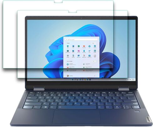 Designed for Lenovo Yoga 6 (13.3 inch) Tempered Glass Screen Protector 9H Anti Scratch HD Clear Bubble Free(2pcs) in Saudi Arabia