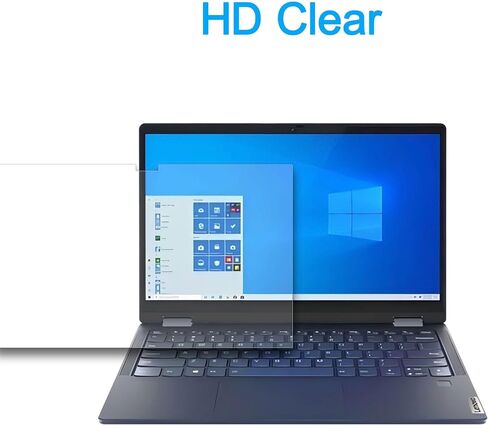 Designed for Lenovo Yoga 6 (13.3 inch) Tempered Glass Screen Protector 9H Anti Scratch HD Clear Bubble Free(2pcs) in Saudi Arabia
