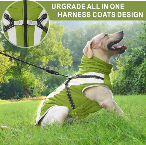 mosucoirl الدافئة الكلب المعاطف سترة، مقاوم للماء الكلاب سترة عاكسة الصوف الحيوانات الأليفة الشتاء معطف الطقس البارد الكلاب الملابس الدافئة سترات الثلج ملابس للكلاب الصغيرة المتوسطة الكبيرة جرو in Kuwait