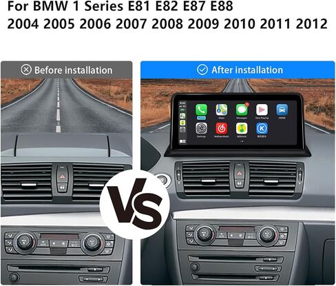 سيارة لاسلكية Carplay أندرويد السيارات ستيريو الوسائط المتعددة لسيارات BMW 1 سلسلة E87 E81 E82 E88 CCC 2004-2008 شاشة تعمل باللمس HD 10.25 "1920*720 نظام لينكس DSP in Kuwait