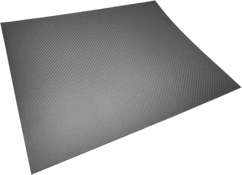 500x400x0.3mm Carbon Fiber Aramid Veneer Sheet Panel Real 3K Carbon Fiber (Plain Weave/Gloss Finish) in Saudi Arabia