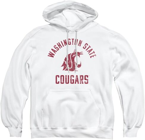 Washington State University Official One Color Logo Unisex Adult Pull-Over Hoodie in Saudi Arabia