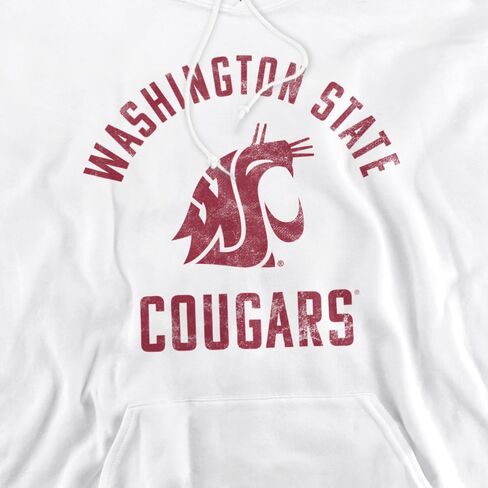 Washington State University Official One Color Logo Unisex Adult Pull-Over Hoodie in Saudi Arabia