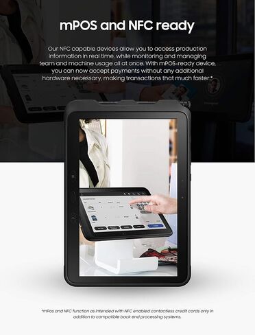 Samsung Galaxy Tab Active PRO 10.1in 64GB WiFi مقاوم للماء SM-T540NZKAXAR (متجدد) in Saudi Arabia