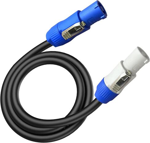 كابل طاقة PowerCon مدخل AC PowerCon إلى مخرج PowerCon 12AWG 3 Pin كابل تمديد الطاقة لشعاع شاشة LED يتحرك ضوء الرأس، طاقة ضوء المسرح، معدات الصوت والفيديو والمزيد - 3FT in Kuwait
