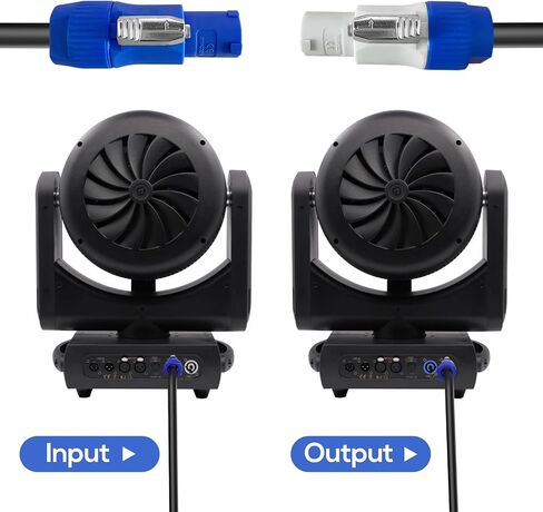 كابل طاقة PowerCon مدخل AC PowerCon إلى مخرج PowerCon 12AWG 3 Pin كابل تمديد الطاقة لشعاع شاشة LED يتحرك ضوء الرأس، طاقة ضوء المسرح، معدات الصوت والفيديو والمزيد - 3FT in Kuwait