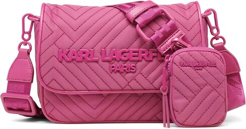 Karl Lagerfeld Paris Voyage Tote, Black/Gunmetal in Saudi Arabia