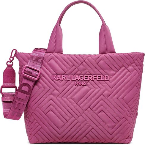 Karl Lagerfeld Paris Voyage Tote, Black/Gunmetal in Saudi Arabia