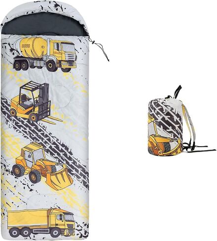 Kids Sleeping Bag for Camping - Lightweight 3 Season Backpacking Sleeping Bag, Compact Child Sleeping Bag for Girls and Boys, Waterproof Youth Sleeping Bag for Outdoor by Croosseoutdoors in Kuwait