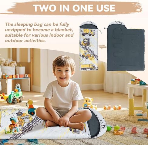 Kids Sleeping Bag for Camping - Lightweight 3 Season Backpacking Sleeping Bag, Compact Child Sleeping Bag for Girls and Boys, Waterproof Youth Sleeping Bag for Outdoor by Croosseoutdoors in Kuwait