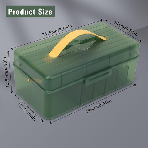 NatureTouch Cable Organizer Storage Box with Handle，Double Layers Desktop Cable Management Box with Lid，Power Cord Organizer with 11 Compartments for Office,Home,Desk in Saudi Arabia