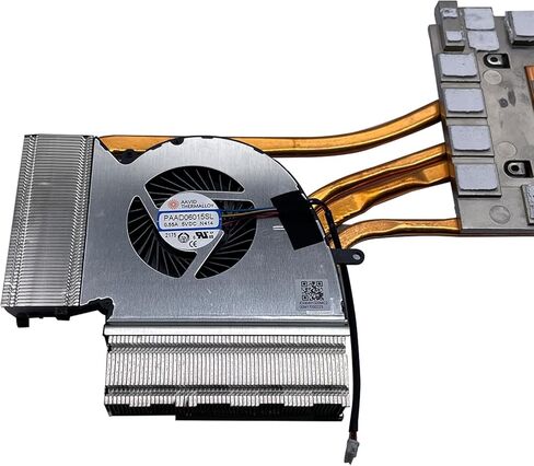 مروحة تبريد وحدة المعالجة المركزية الجديدة + وحدة معالجة الرسومات من BestParts مع مبدد حراري بديل لـ MSI GL75، GL75 Leopard، GE75 Raider، GP75 Leopard، MS-17E3 MS-17E4 MS-17E5 MS-17E7، P/N: PABDD06015SL N414 N417 in Kuwait