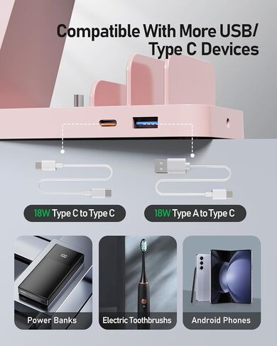 5 in 1 Wireless Charger for Samsung, Wireless Charging Station for Multiple Devices, Fast Charger Stand Dock, for Samsung Galaxy S24 Ultra S23 S22 S20 Note 20 10 Z Fold 6 Galaxy Watch 7 6 5 Buds,Black in Kuwait