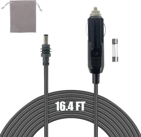 Starlink Mini DC Power Cable with Cigarette Lighter 3m/9.8FT Starlink Mini Car Charger 12V-24V DC Adapter to Barrel DC Jack Starlink Mini Car Power Cord Works with Cars Trucks Buses Lorries Ships in Saudi Arabia
