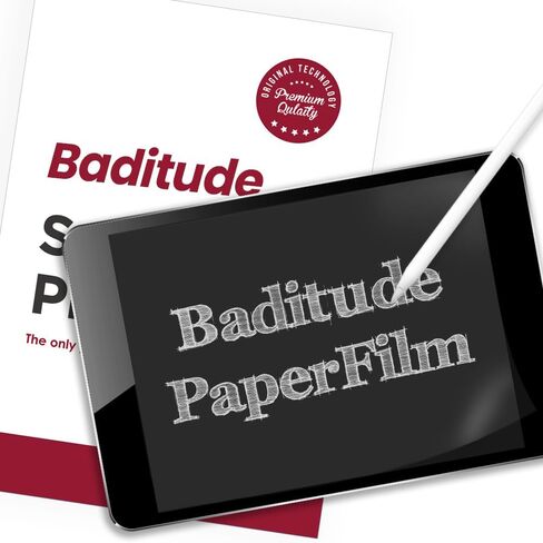 واقي شاشة ورقي من Baditude (قطعتان) لجهاز Galaxy Tab S9fe - واقي شاشة من النوع غير اللامع PET/مضاد للوهج، مضاد لبصمات الأصابع مع سهولة التركيب in Saudi Arabia