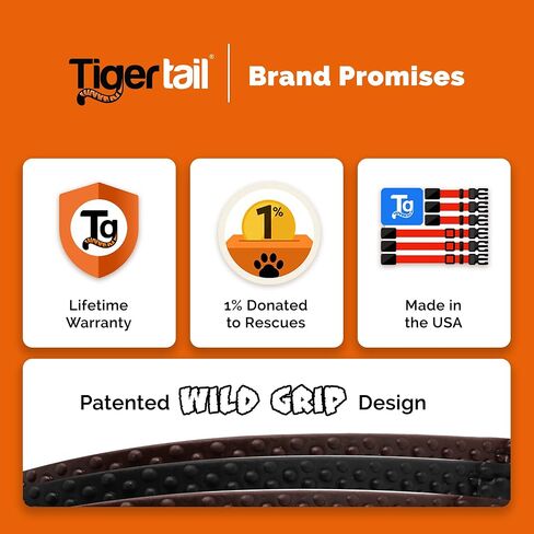 Wild Grip Dog Leash - Signature Waterproof and Odor Proof Dog Lead with Extreme Grip | 6ft in Kuwait