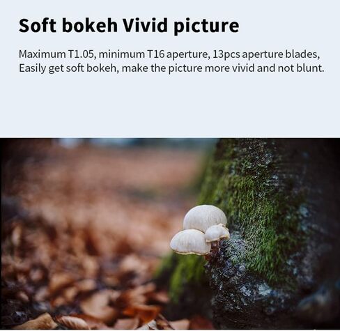 7artisans 50 مم T1.05 عدسة سينمائية ذات فتحة كبيرة للتركيز اليدوي متوافقة مع L Mount لـ Leica/Panasonic/Sigma in Kuwait