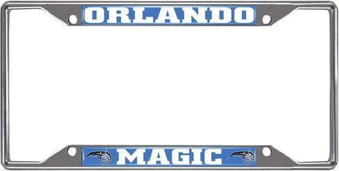 FANMATS 14892 San Antonio Spurs Chrome Metal License Plate Frame, Team Colors, 6.25in x 12.25in in Saudi Arabia