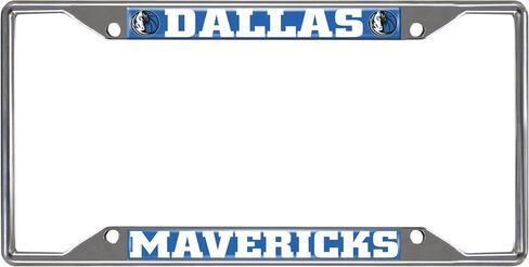 FANMATS 14892 San Antonio Spurs Chrome Metal License Plate Frame, Team Colors, 6.25in x 12.25in in Saudi Arabia