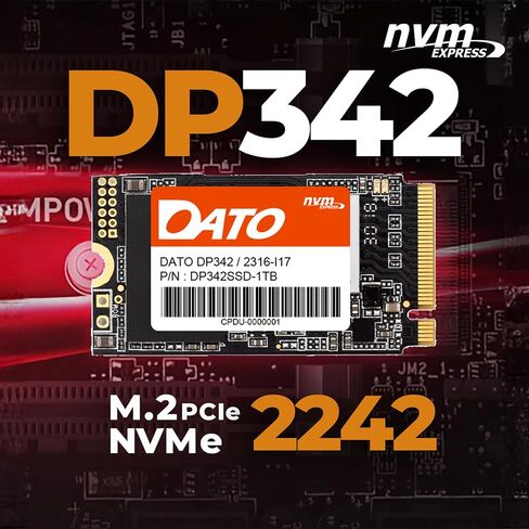 DATO 1TB SSD M.2 2280 PCIe Gen3x4 NVMe Internal Solid State Drive, Up to 2500/1700 MB/s, DP700 Series in Saudi Arabia